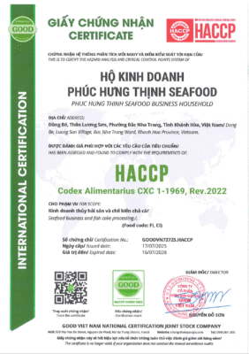CN HACCP PHUC HUNG THINH 1