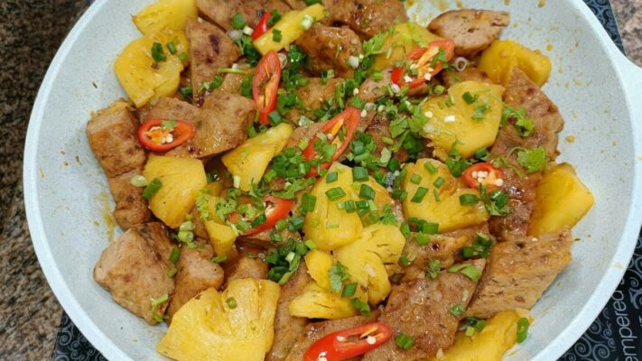 chả cá kho dứa