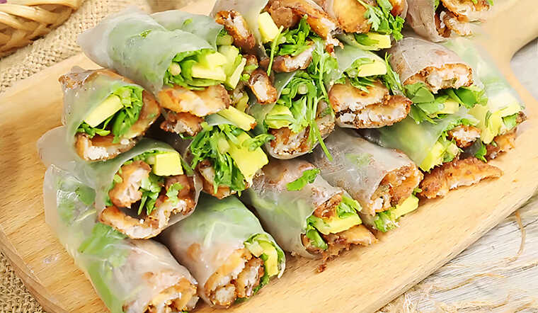 Gỏi cuốn chả cá
